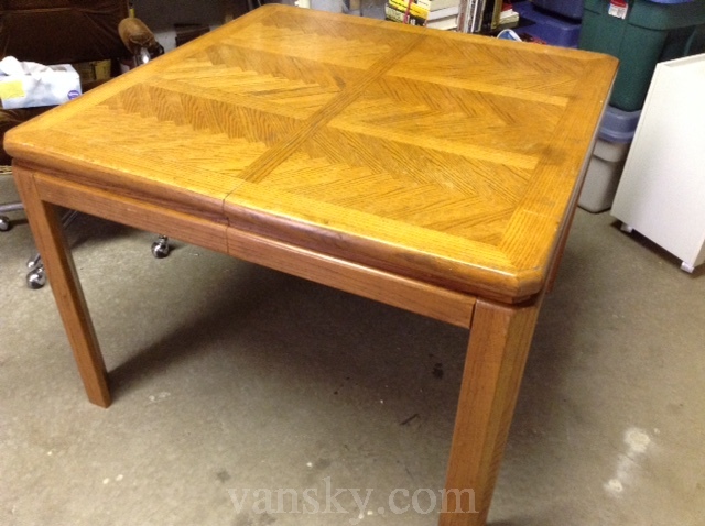 201022235357_1. Solid Oak wood table $65.00 for sale.JPG